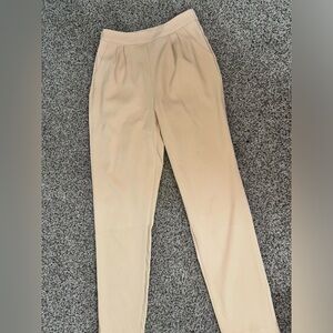 Beige women dress pants